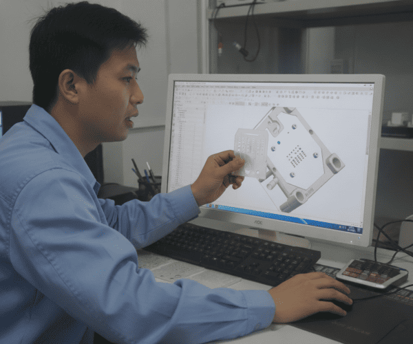 Microfluidic plate injection molding process