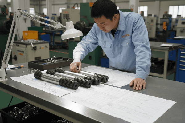 Precision transmission spline components manufactured for USA automotive client