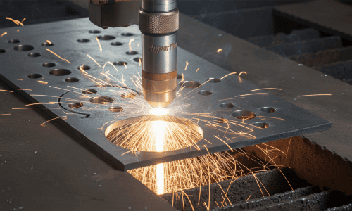 Plasma cutting process