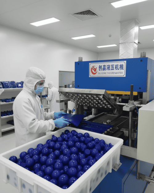 Silicone and rubber molded components