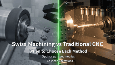 Swiss machining precision components