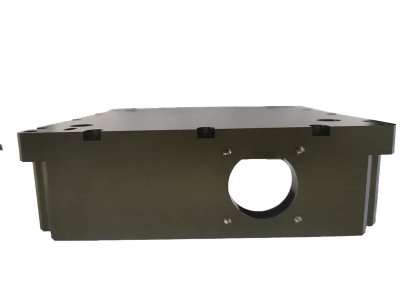 7075-T6 Enclosure with Color-Matched Olive Green Anodizing (RAL 6003)