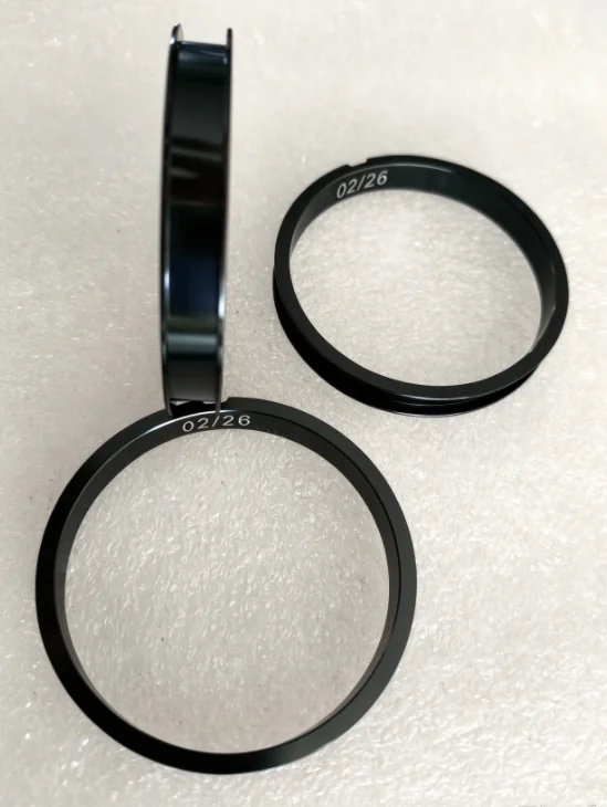 Ring groove finished to Ra 0.4 with R0.1 sharp corner control