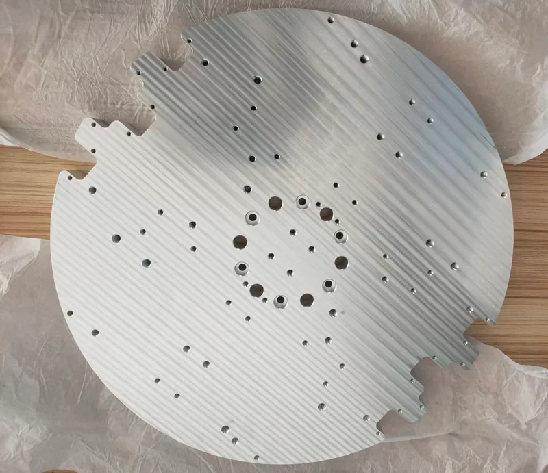 7075-T6 Circular Base Plate: Flatness and Hole Position on a Large Disc