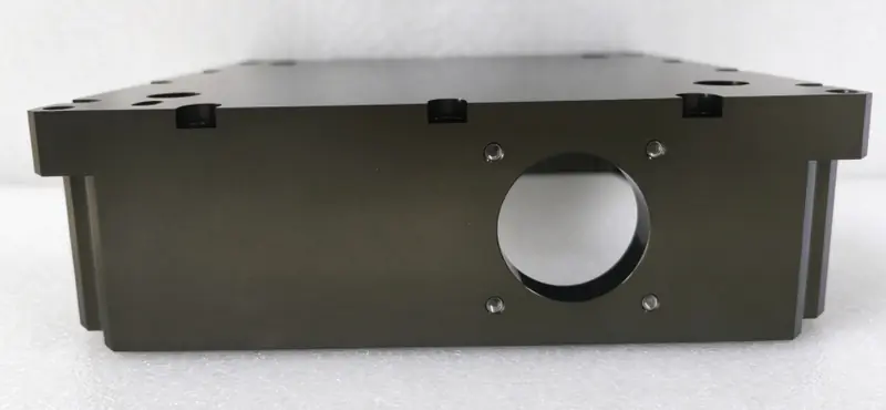 7075-T6 Enclosure with Color-Matched Olive Green Anodizing (RAL 6003)
