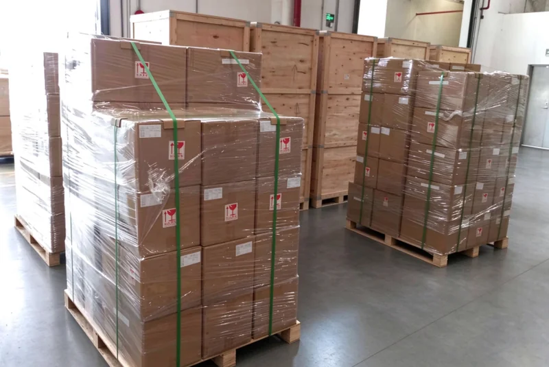 Shipping package for the transparent PMMA boxes